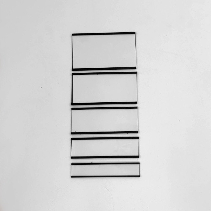 MAGNETI PORTA ETICHETTE - CONFEZIONE MULTIPLA