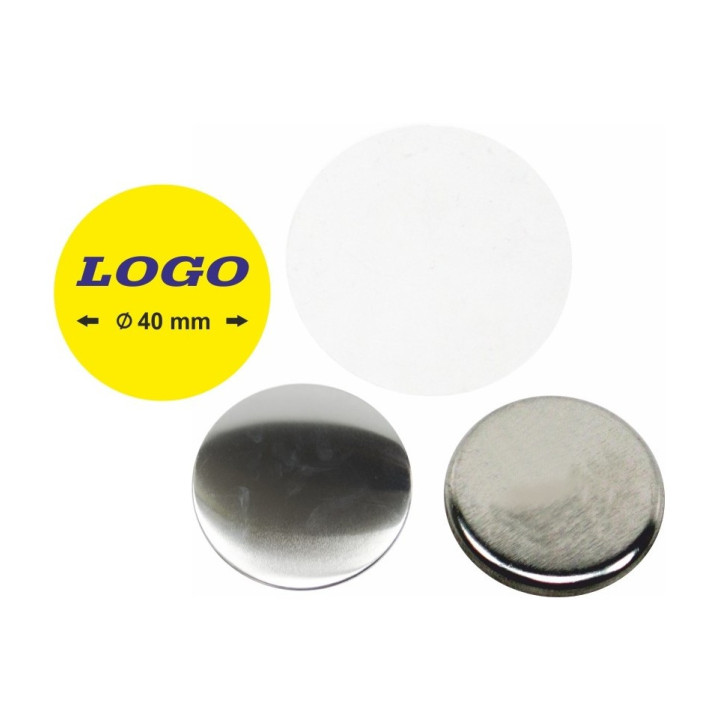 TONDO  Ø 40 mm CON ADESIVO - 400 PEZZI