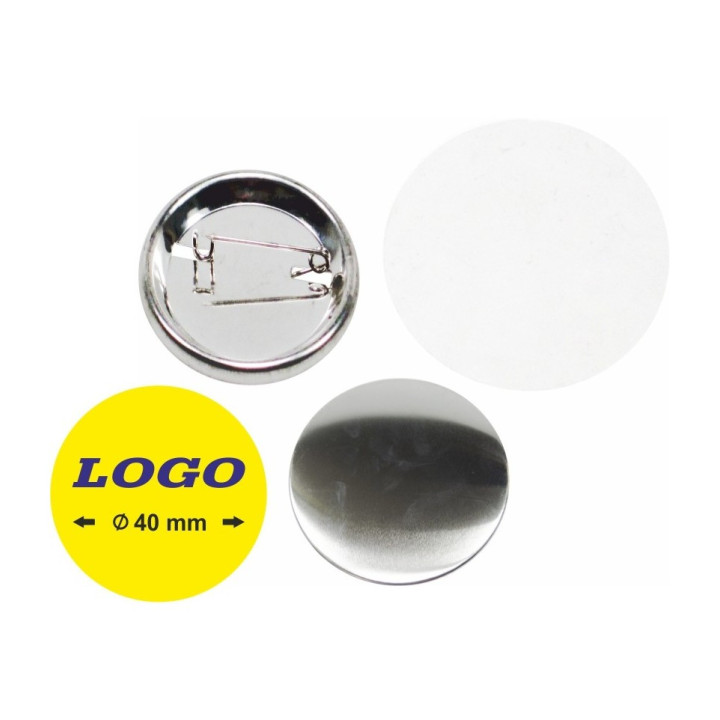 TONDO  Ø 40 mm CON SPILLA - 400 PEZZI