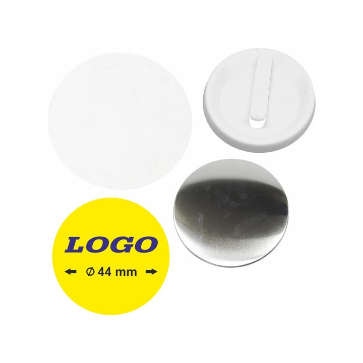 TONDO  Ø 44 mm CLIP IN PLASTICA - 400 PEZZI