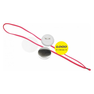 TONDO  Ø 44 mm CORDONCINO PORTABOTTONE - 200 PEZZI