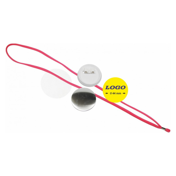 TONDO  Ø 44 mm CORDONCINO PORTABOTTONE - 200 PEZZI