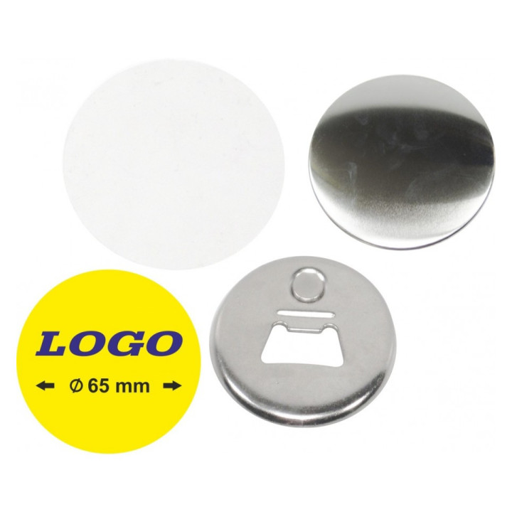 TONDO  Ø 65 mm APRIBOTTIGLIE CON MAGNETE - 100 PEZZI