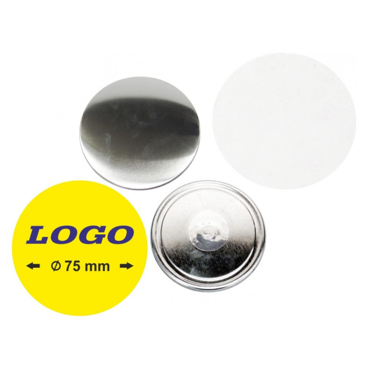 TONDO  Ø 75 mm CON MAGNETE - 400 PEZZI