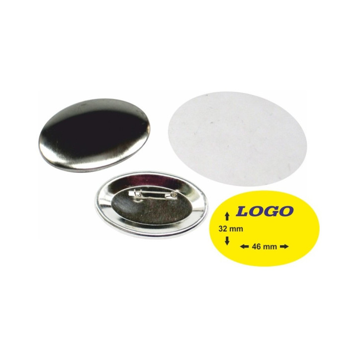 OVALE PICCOLO CON SPILLA - 400 PEZZI