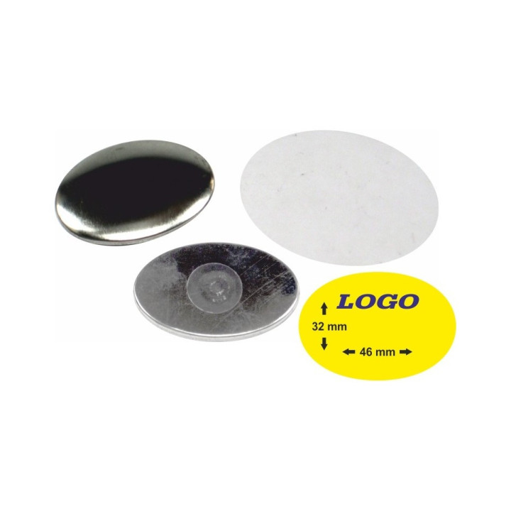 OVALE PICCOLO CON MAGNETE - 400 PEZZI