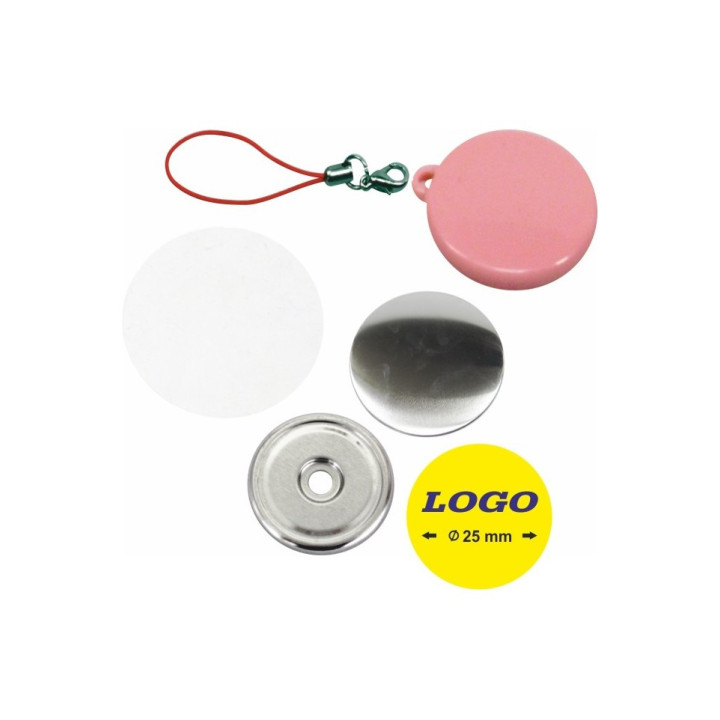 TONDO  Ø 25 mm PORTACELLULARE COLORI ASSORTITI - 400 PEZZI