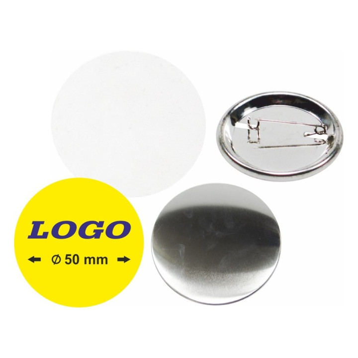 TONDO  Ø 50 mm CON SPILLA - 400 PEZZI