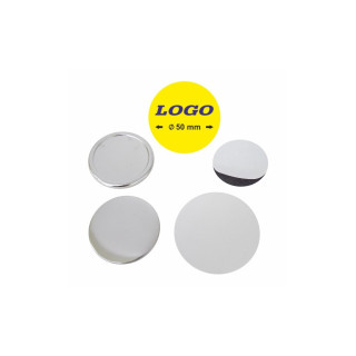 TONDO  Ø 50 mm CON MAGNETE - 400 PEZZI