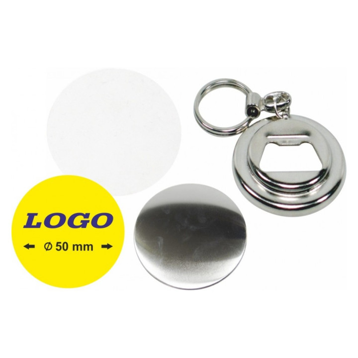 TONDO Ø 50 mm APRIBOTTIGLIE PORTACHIAVE - 200 PEZZI