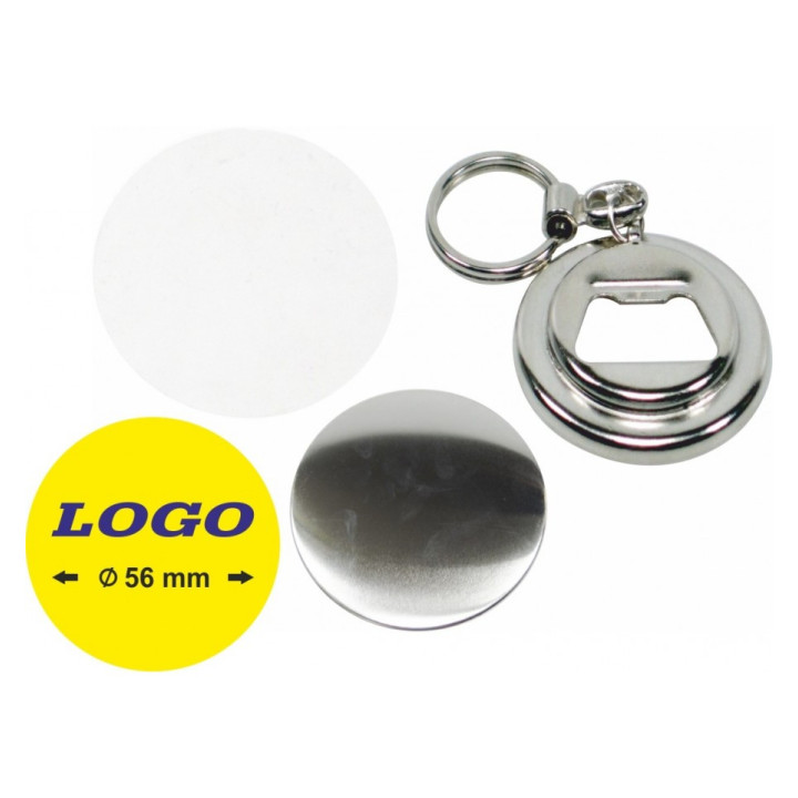 TONDO Ø 56 mm APRIBOTTIGLIE PORTACHIAVE - 100  PEZZI