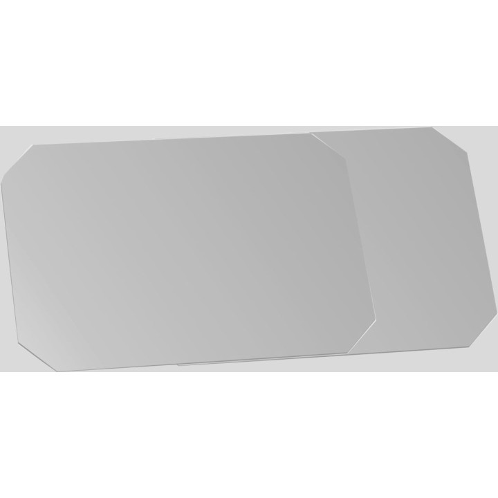 LAMIERINO ANGOLI VIVI PER MAGNETE 55x80 - 100 PEZZI