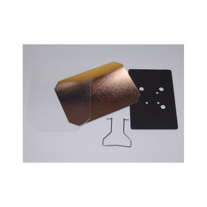 RETTANGOLO ANGOLI VIVI 80x55 mm PIEDINO - 400 PEZZI