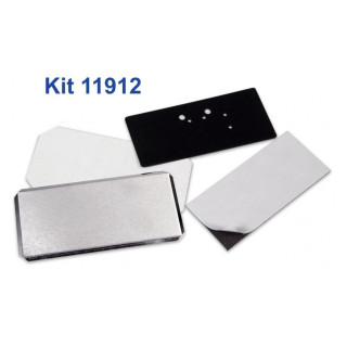 RETTANGOLO ANGOLI VIVI 120x54mm MAGNETE - 400 PEZZI