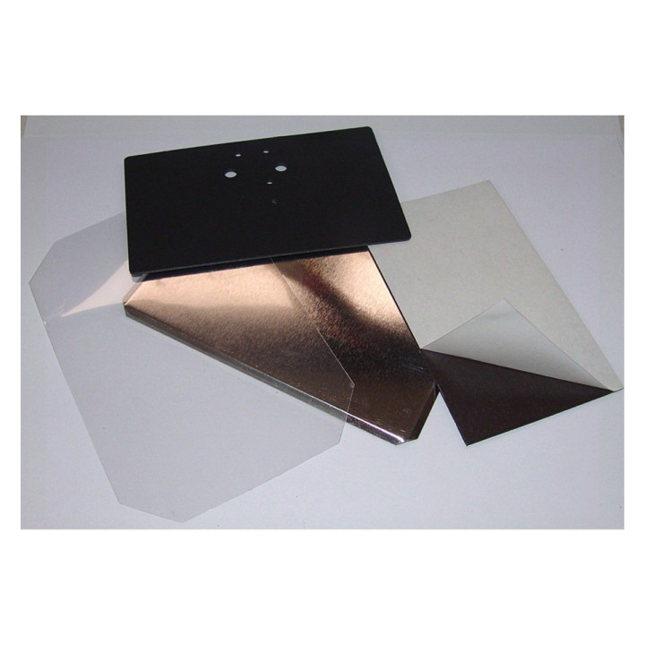 RETTANGOLO ANGOLI VIVI 120x75mm MAGNETE - 400 PEZZI