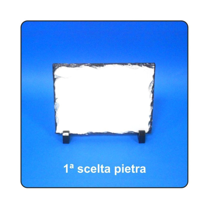PIETRE SUBLIMABILI CON PIEDINO E SCATOLA 15x20 cm - 2 PEZZI