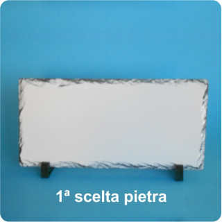 PIETRE SUBLIMABILI CON PIEDINO E SCATOLA 30x16 cm - 2 PEZZI