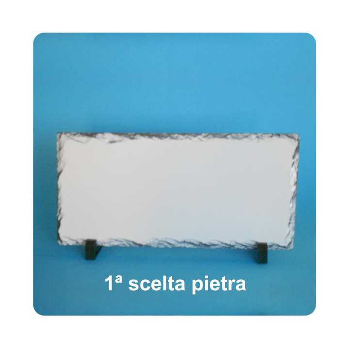 PIETRE SUBLIMABILI CON PIEDINO E SCATOLA 30x16 cm - 2 PEZZI