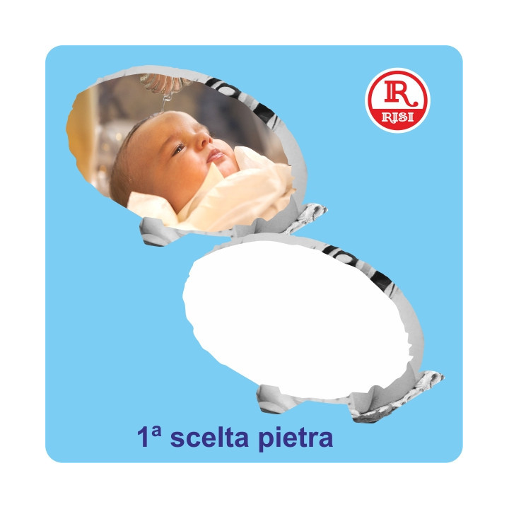 PIETRE OVALI 15x20 SPESSORE  0,8 cm CON PIEDINI E SCATOLA, PER LA SUBLIMAZIONE - 2 PEZZI