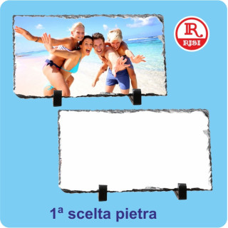 PIETRE RETTANGOLARI 12x22 SPESSORE  0,8 cm CON PIEDINI E SCATOLA, PER LA SUBLIMAZIONE - 2 PEZZI