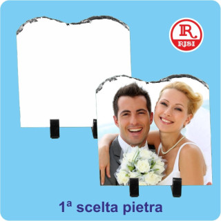 PIETRE ONDULATE 15x15 SPESSORE  0,8 cm CON PIEDINI E SCATOLA, PER LA SUBLIMAZIONE - 2 PEZZI