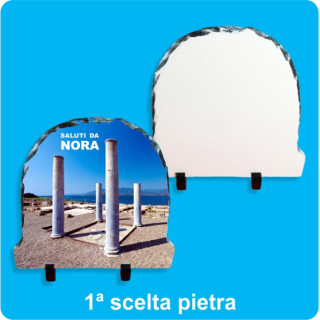 PIETRE SUBLIMABILI CON PIEDINO E SCATOLA 19,5 x 19,5 cm - 2 PEZZI