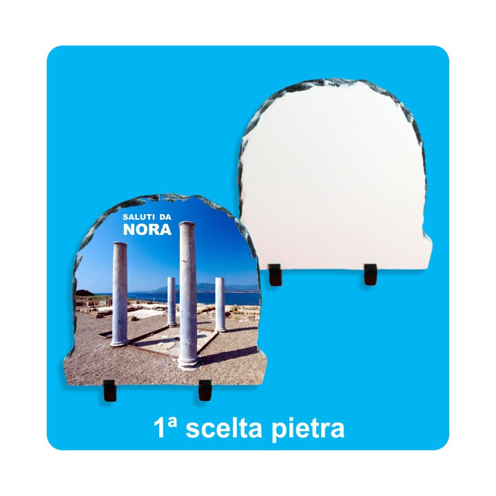 PIETRE SUBLIMABILI CON PIEDINO E SCATOLA 19,5 x 19,5 cm - 2 PEZZI