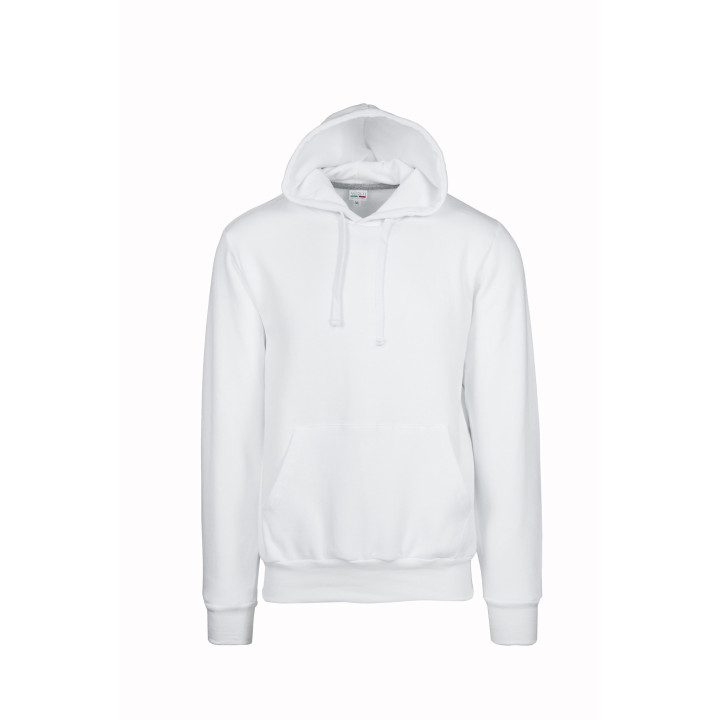 FELPE CON CAPPUCCIO BIANCHE 270g - 12 PEZZI