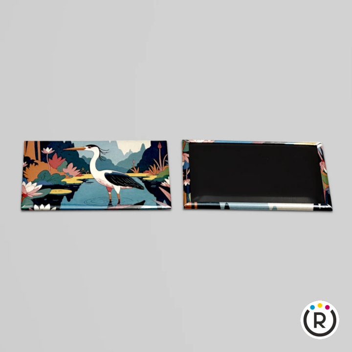 Kit  Rettangolare 80x54 mm con fissaggio magnete sicuro