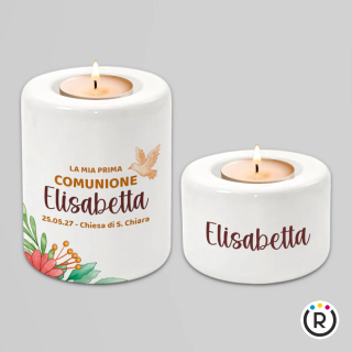 PORTACANDELA IN CERAMICA SUBLIMABILE