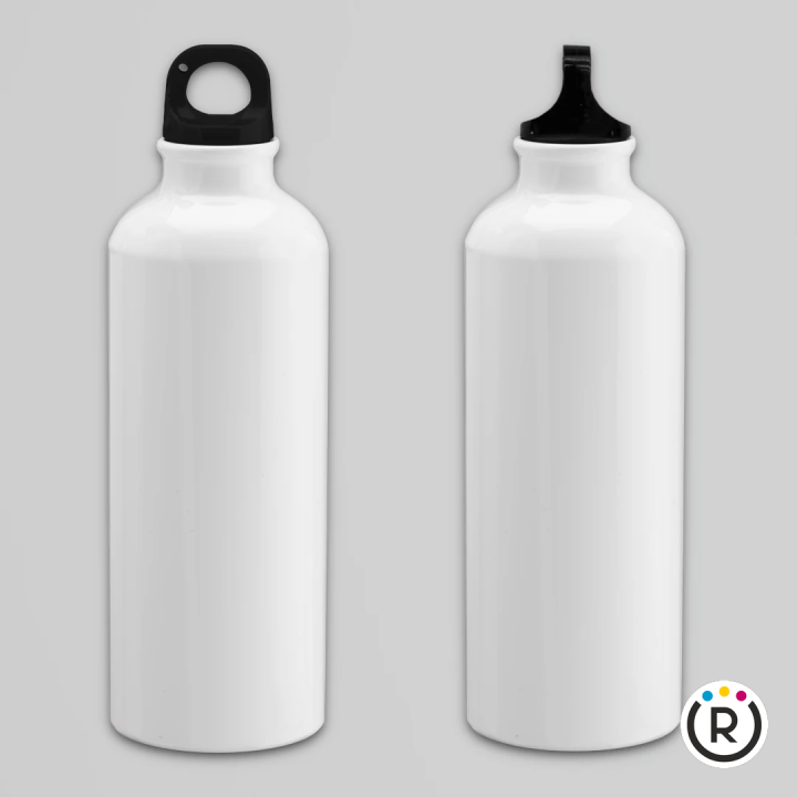 Borraccia in Alluminio bianco lucido per sublimazione