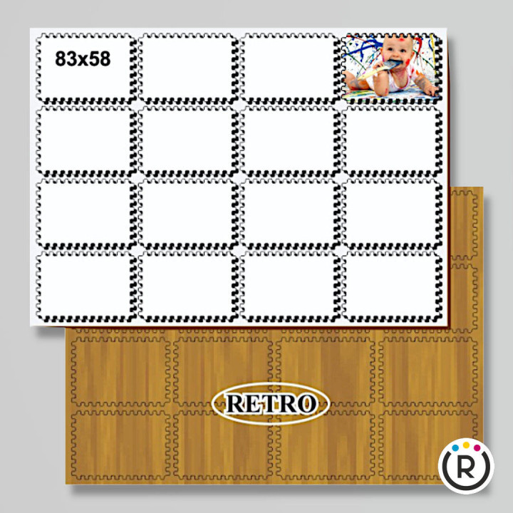 Pannello MDF Sublimazione 25x35 cm | Varie Forme e Tessere