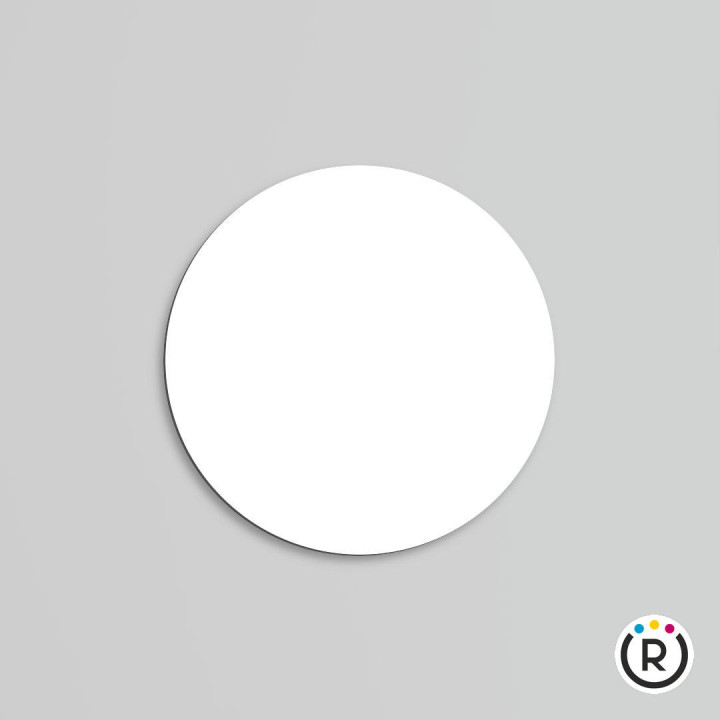 Dischi Alluminio per Sublimazione Bianco Lucido 0.5mm