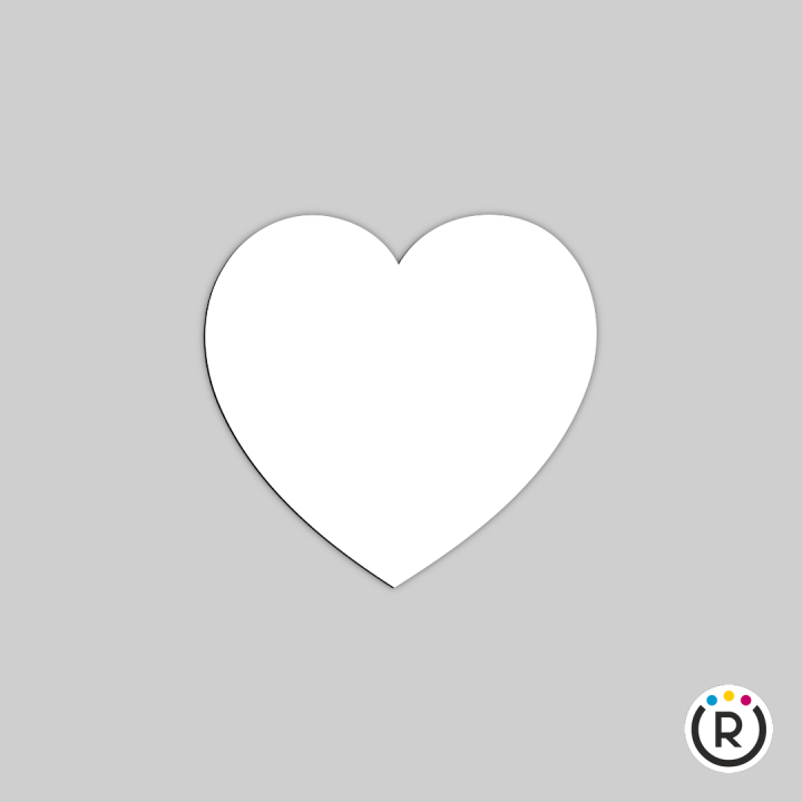 Cuore in HDF per Sublimazione Spessore 6mm